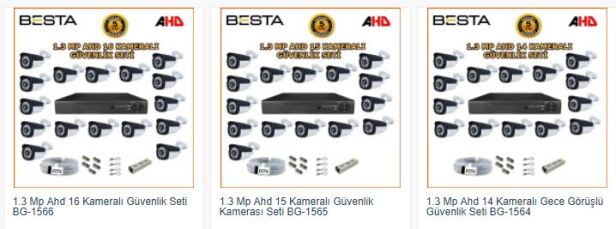paket kamera sistemleri fiyatları