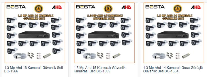paket kamera sistemleri fiyatları
