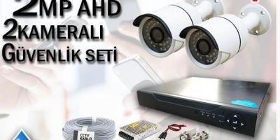 2 kameralı güvenlik sistemi
