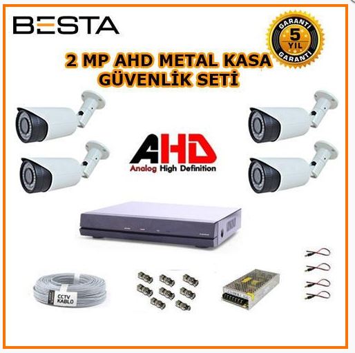 4 kamerali ahd guvenlik sistemi