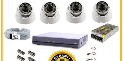 4 kamerali guvenlik sistemi
