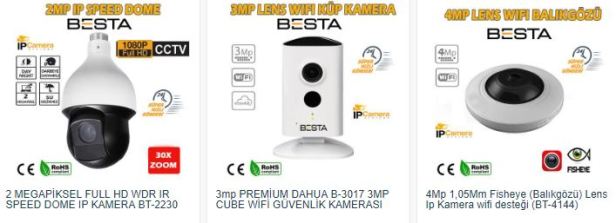 guvenlik kamerasi marka ve fiyatlari