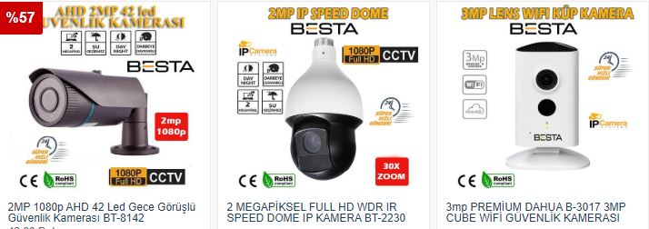 güvenlik kamerası satın al