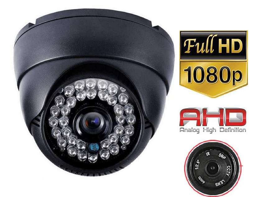 siyah güvenlik kamerası